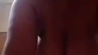 Big boob unsatisfied showing her melons