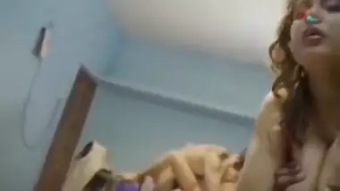 Hot Bhabhi Or Uski Behan Dono Ko Sath Me Choda With Hot Indian