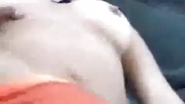 Horny Indian Girl Masturbating In Car
