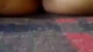 Village girl making video for lover