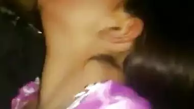 Hot desi with bf at home with parents outside showing boobs