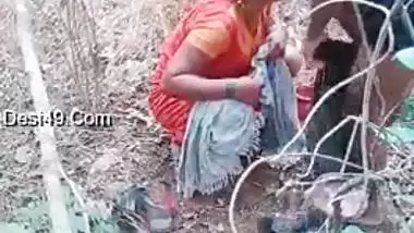 Desi village Randi Bhabhis outdoor fucking with local boy, leak mms porn