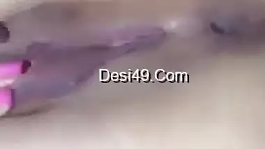 XXX model of Indian origin teases men gently massaging boobs