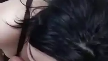 Big boob girl gives a desi blowjob to her lover