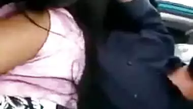 Indian Girl sucking Dick in Car