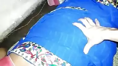 Cute girl showing her melons on video call