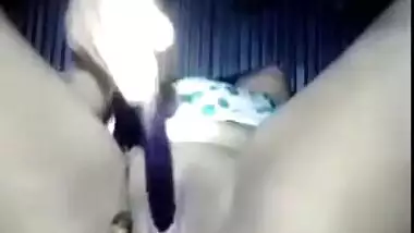 Bangladeshi horny girl dildoing pussy self masturbation