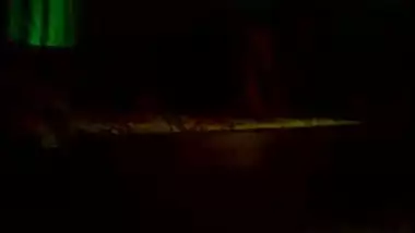 Indian Bhabhi In Red Nighty Banged By Naked Neighbor