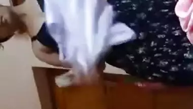 Hawt booby cutie fingering her virgin pussy
