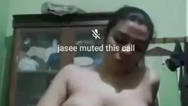 Horny desi Babe showing her Big Boobs and fingering Pussy to boyfriend