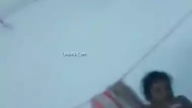 Man films video of Indian wife putting on clothes after taking a shower