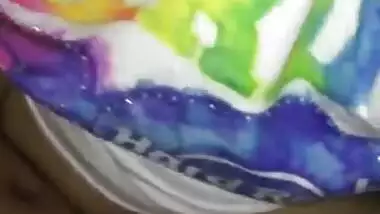 Asian girl riding on bf dick