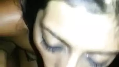 Cute girl sucking lover lover cock 2
