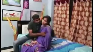Satin silk Saree Aunty romance with doctor