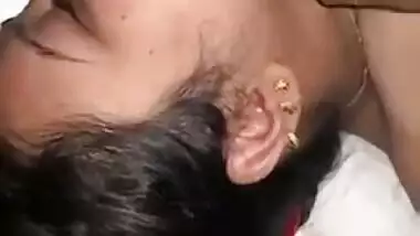 Bengali booby girl sucking dick of her colleague