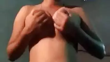 Slim village girl spreading pussy lips showing