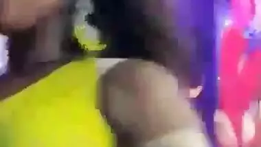 Desi cute girl stage dance