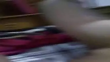 Cute hairy pussy fingering and fucking