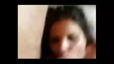 Punjabi desi maid eat cum of owner after giving terrific blowjob