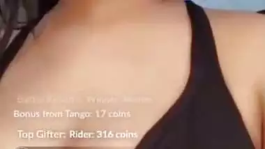 Nude desi girl dances erotically to win an online game