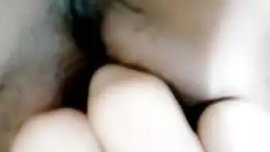 Cute girl fingering