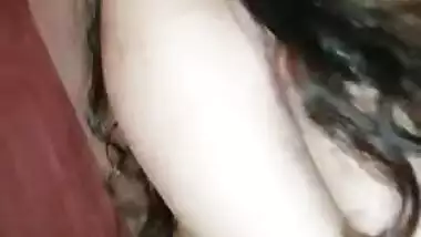 Hot whore riding penis of her BF MMS clip