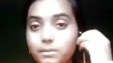 Bangladeshi cute village girl showing boobs on video call