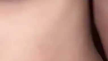 Beautiful nude girl rides on her lover’s dick like a whore