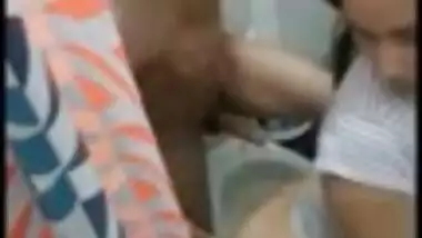 Sexy girl fucking bathroom