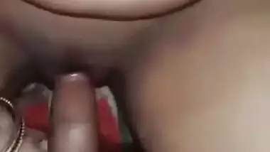 Beautiful Cute NewlyWed Girl Riding On Hubby