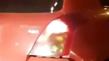 Indian Hot Sex in the Backseat of Car on highway