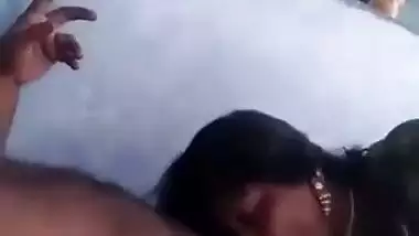 Dirty Tamil wife sucking penis of her husband