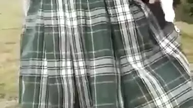 Clg girl bunk the college for lover