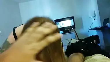 Sexy milf sucking brown indian cock