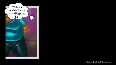 XXX sexy Desi Savita Bhabhi wants the massive cock in comic video