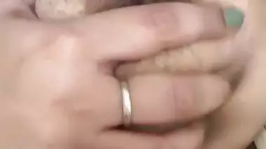 Cute wife kissing and big boobs showing update