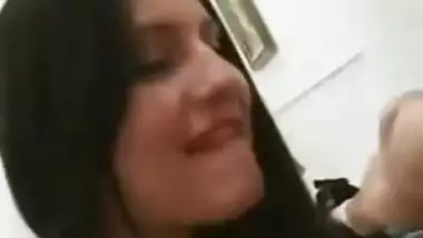 Tamilsex clip of a sexy call girl having a three-some with her clients