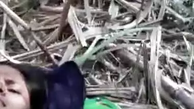 Indian Hot Village GF Fucking in jungle