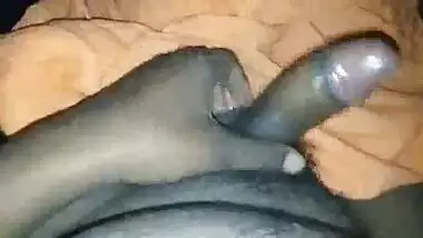 Desi wife doggy sex with her hubby during night time