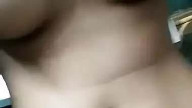 Desi village girl showing her boobs and pussy