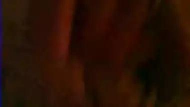 Chubby dark skin Indian housewife gives head