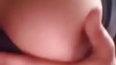 Bd Girl Playing With Boobs