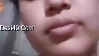 Today Exclusive- Bengali Girl Showing Her Boobs And Pussy On Video Call Part 13