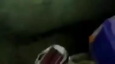 House wife bathing 