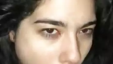 Sexy girl sucking a thick cock