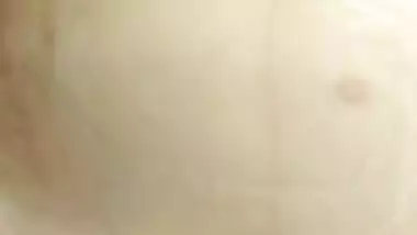 Lustful Desi husband films sweet XXX wife and plays with her tits