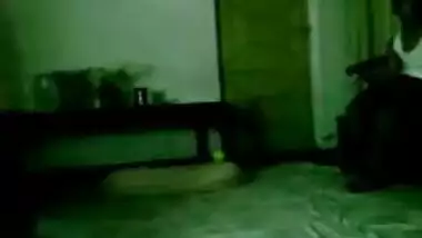 Horny Indian men licking his wife big busty ass...