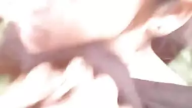 Desi college girl with bf in college campus