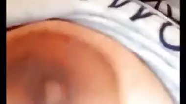 Desi Smart Cute girl showing her boobs