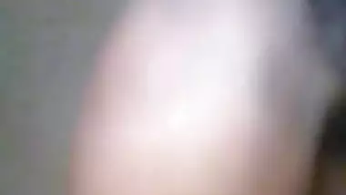 Village teen girl dildoing her horny pussy with a chapati roller